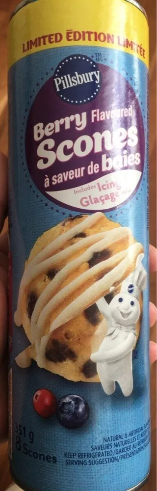 Scones à saveur de baies