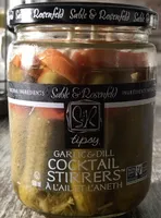 Garlic And Dill Cocktail Stirrers