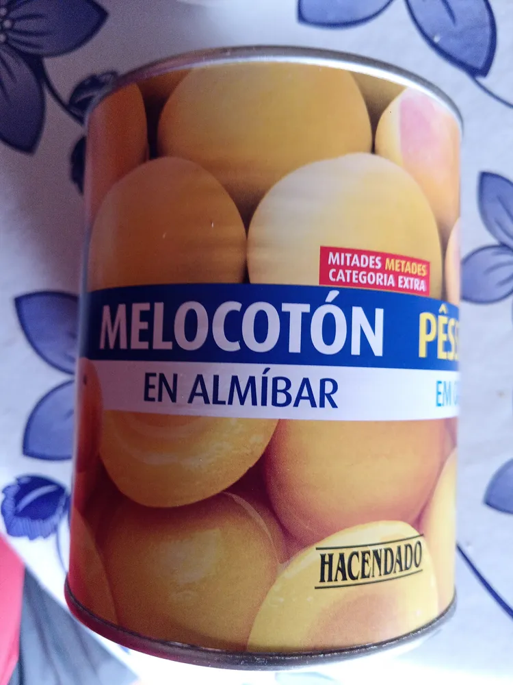 Melocotón en almíbar