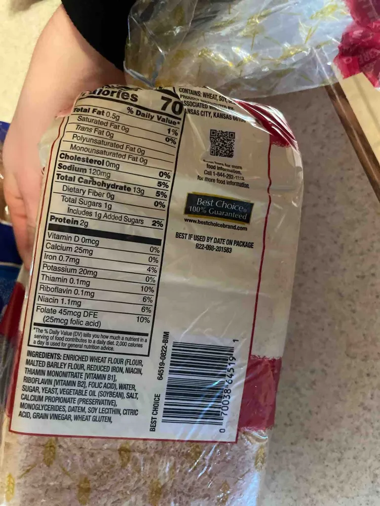 Soft White Sliced Bread