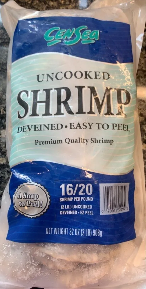 Uncooked Shrimp