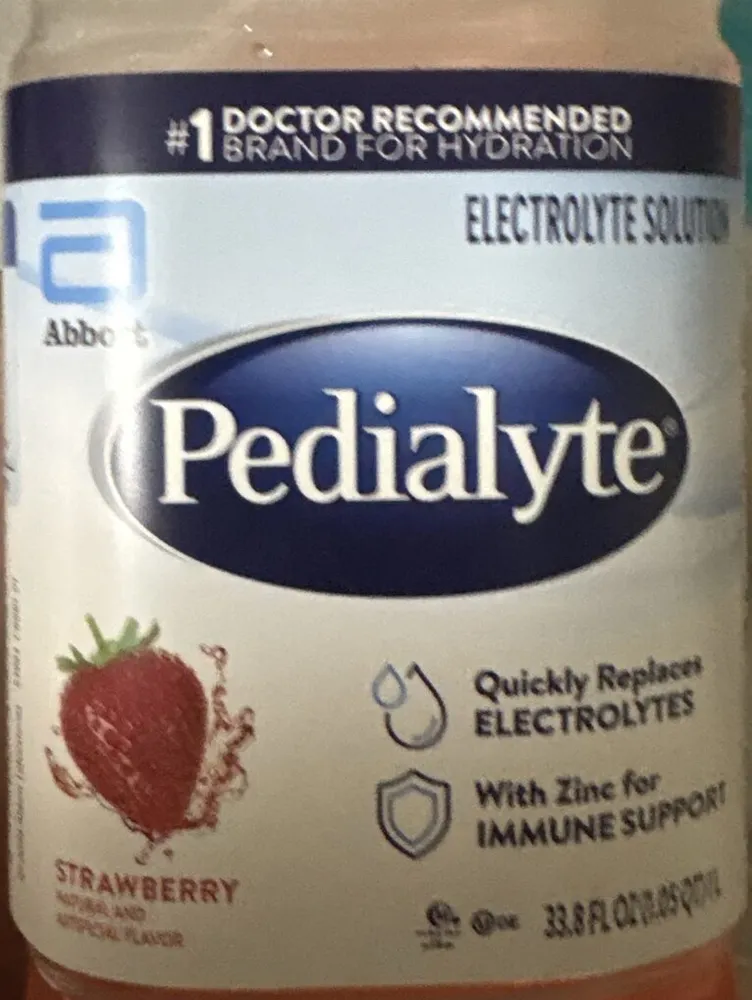 Strawberry electrolyte solution ready-to-drink