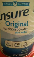 Ensure Original Nutrition Powder Vanilla