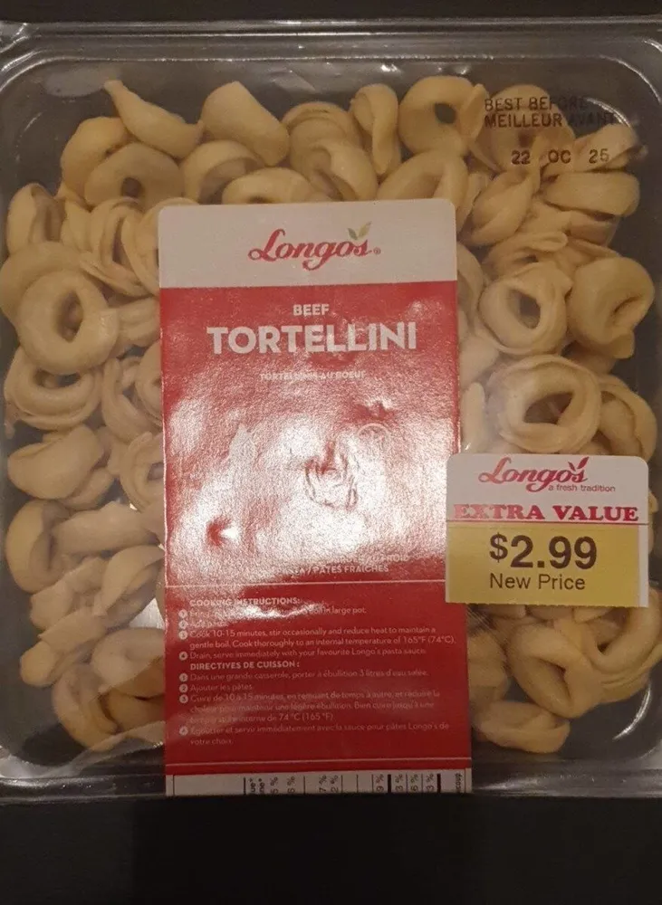 Beef tortellini