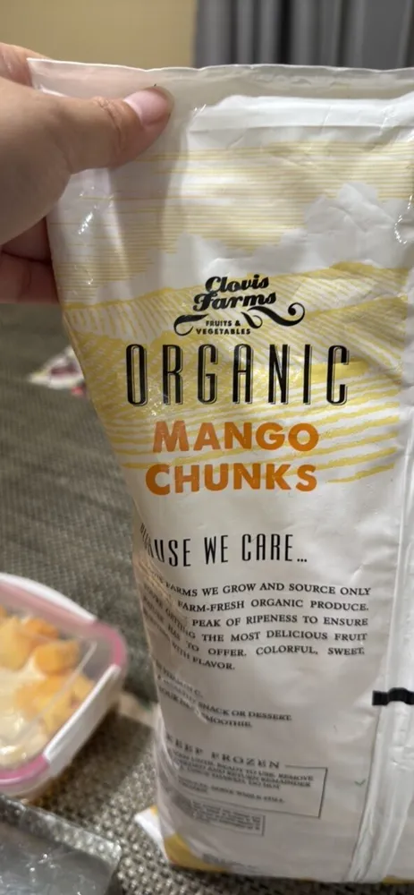 Organic Mango Chunks