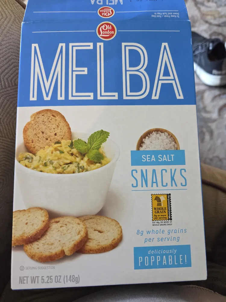 Old London, Sea Salt Melba Snacks, Sea Salt