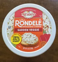 Rondele Spreadable Chrese Garden Veggie