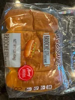 Brioche Style Hot Dog Buns