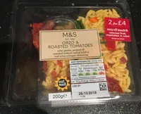 Orzo and roasted tomatoes