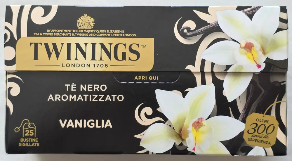 Twinings Tè nero aromatizzato vaniglia