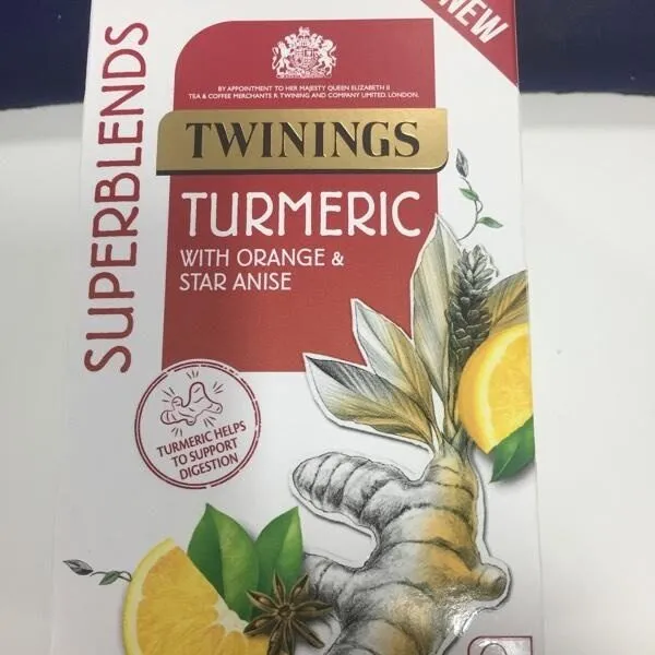 Turmeric   With orange & star anise tea