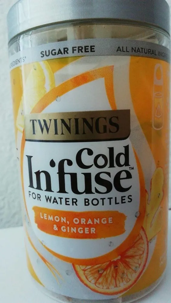 Cold infuse for water bottles (lemon, orange, ginger)