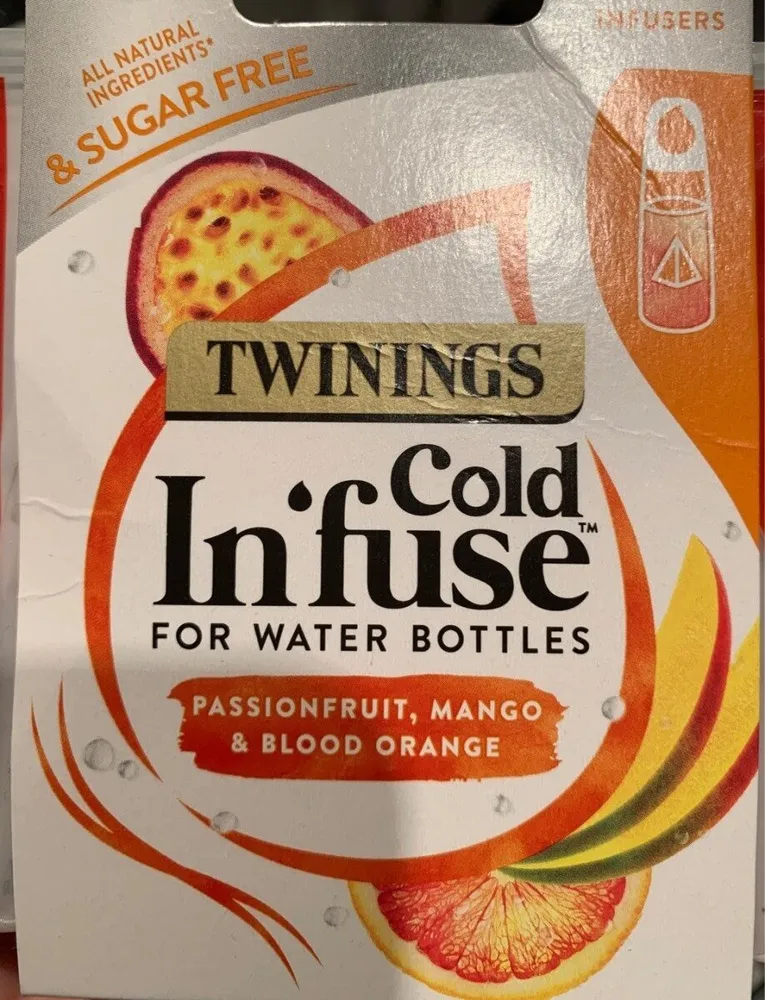 Cold infuse passionfruit mango & blood orange