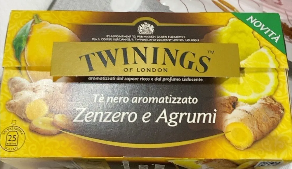 Te’ nero aromatizzato Zenzero e Agrumi