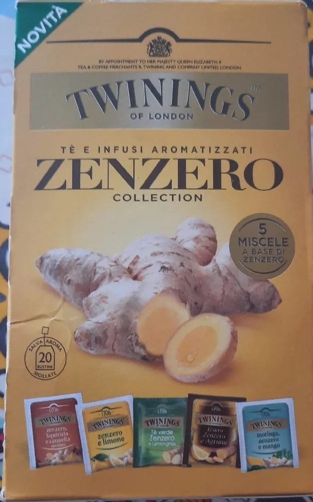 Tè e infusi aromatizzati zenzero collection