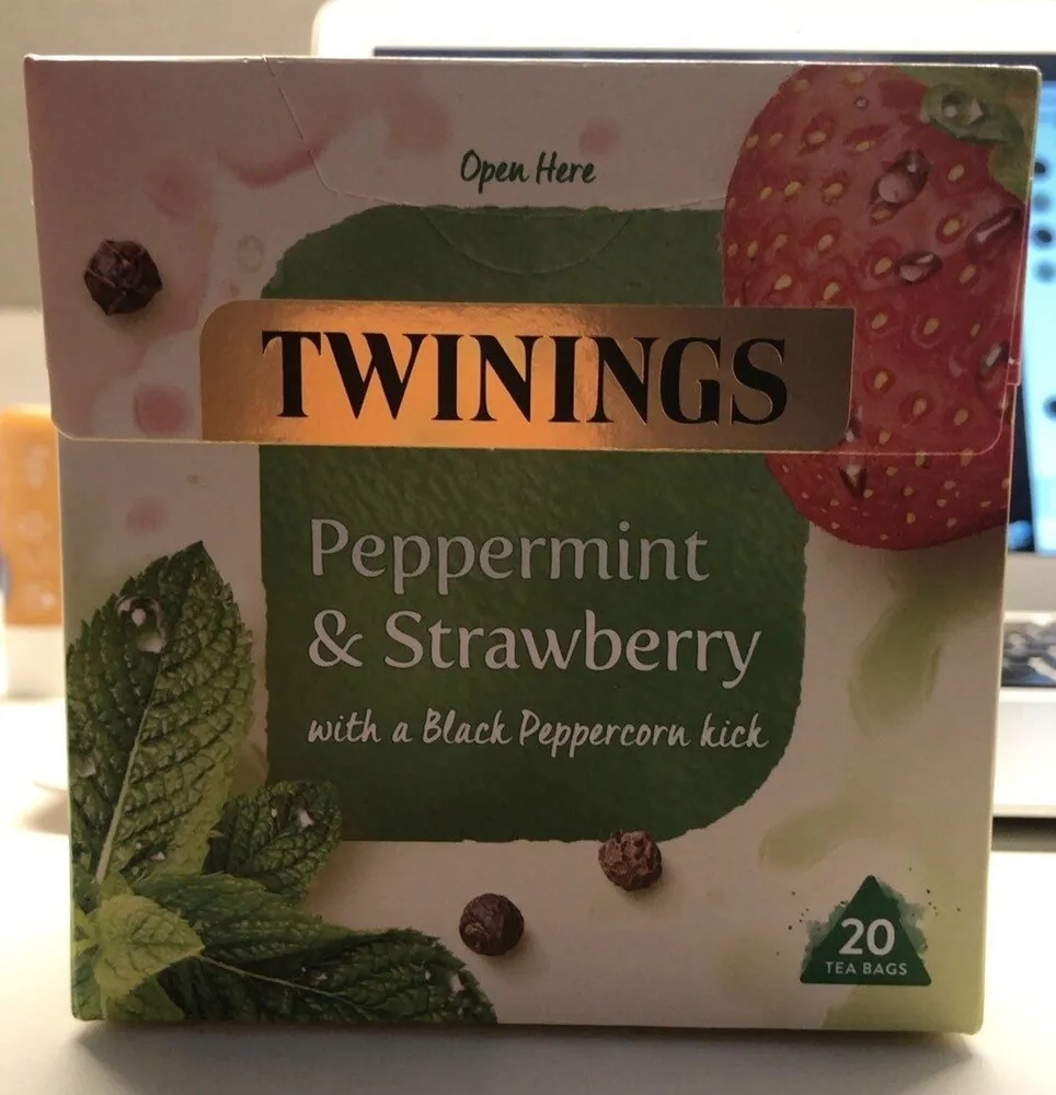 Peppermint and Strawberry Tea
