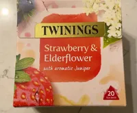 Strawberry and elderflower tea