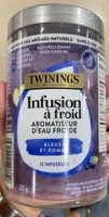 Infusion à froid aromatiseur d’eau froide bleuet et pomme
