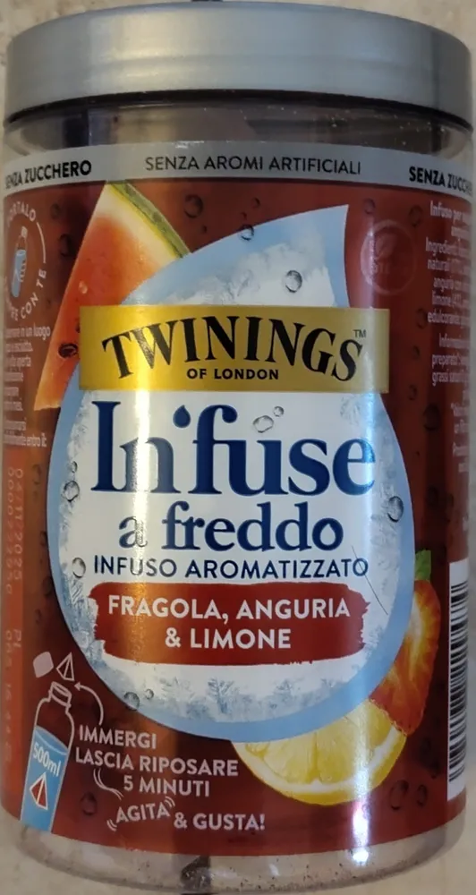 In'fuse a freddo fragola, anguria & limone