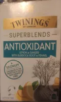 Superblends Antioxidant Lemon & Ginger with Burdock Root & Fennel
