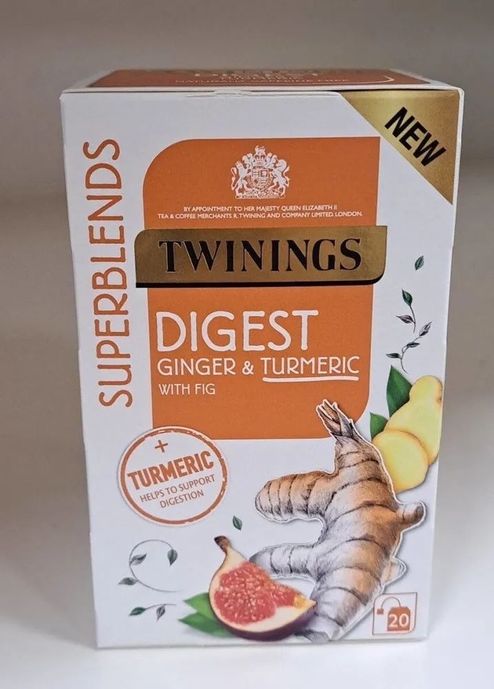 Twinings digest ginger and turmeric with fig