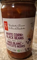 White Corn And Black Beans Mild Salsa