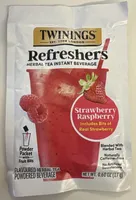 Strawberry Raspberry Herbal Tea Refresher