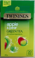 Twinings apple & pear green tea