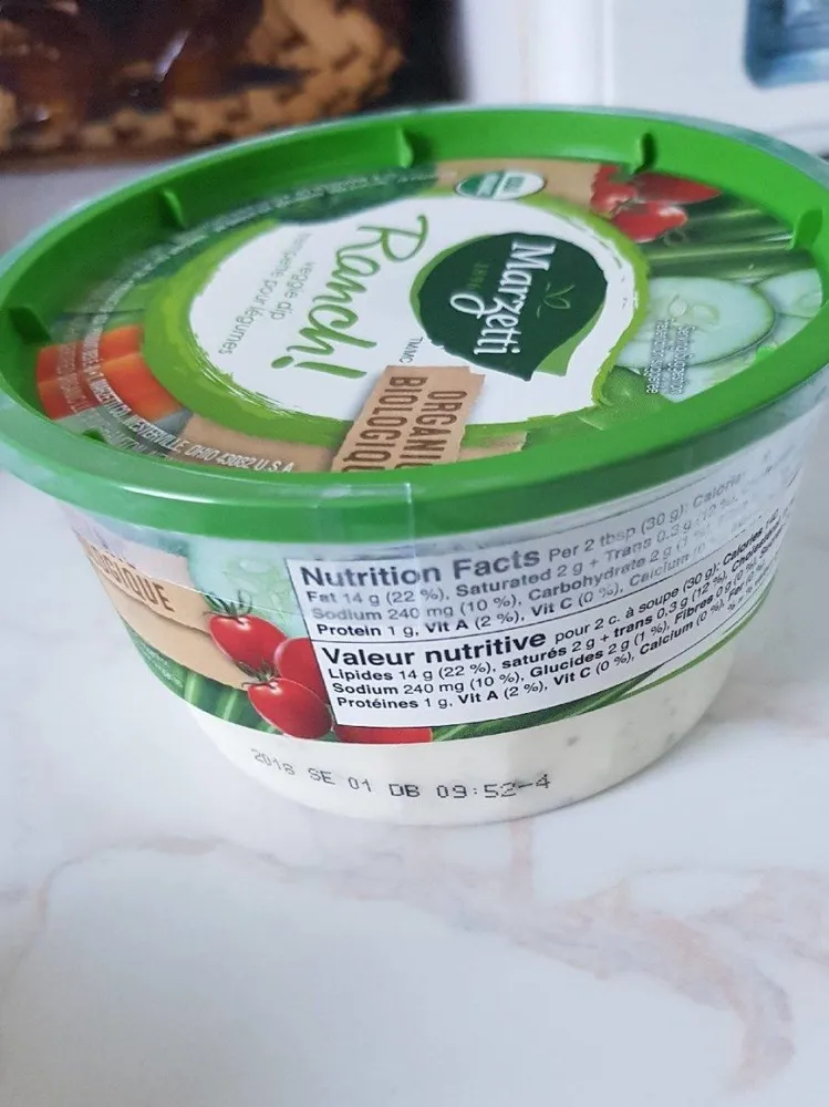 Ranch veggie dip