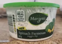 Spinach Parmesan Veggie Dip