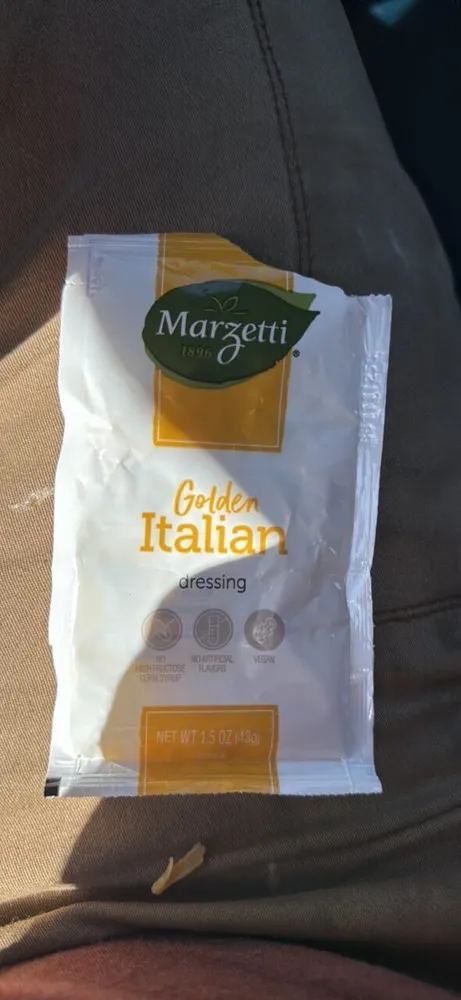 Golden Italian dressing