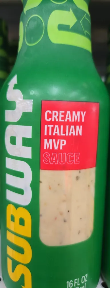 subway cream italian mvp sauce