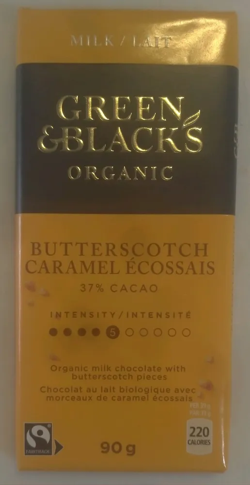 37% Cacao Butterscotch Milk Chocolate