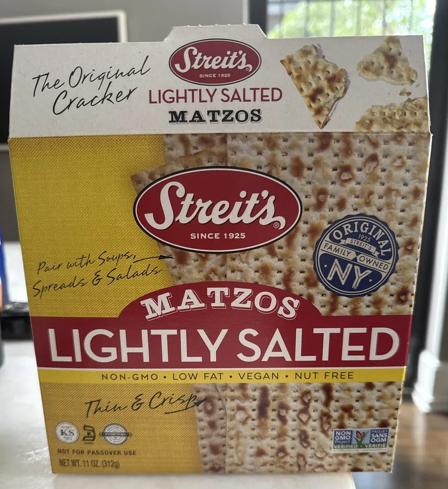 Lightly Salted Matzos