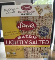 Lightly Salted Matzos