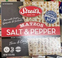 Salt & Pepper Matzos