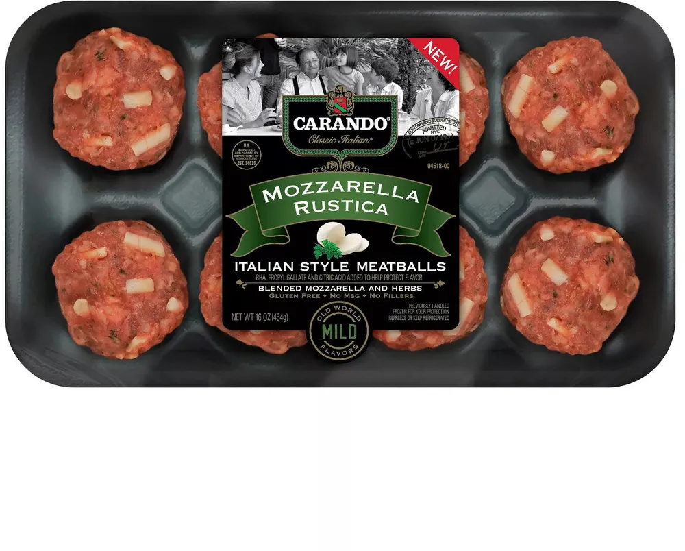 Mozzarella Rustica Italian Style Meatballs