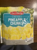 Fresh Frozen Pineapple Chunks