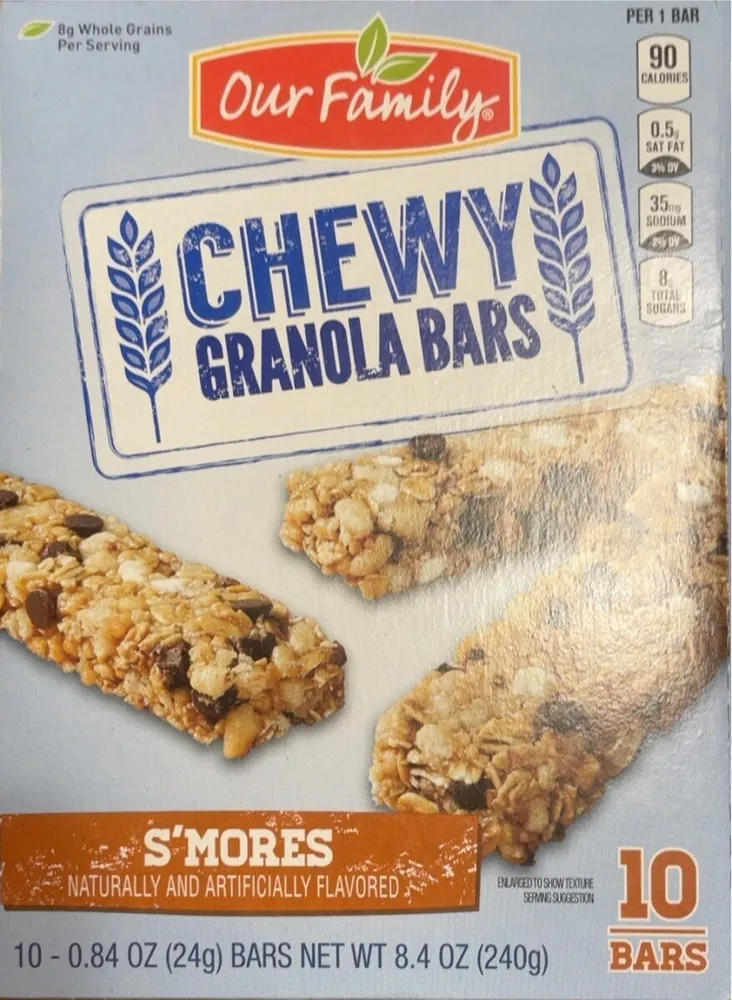 Chewy granola bars