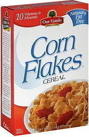 Corn flakes cereal