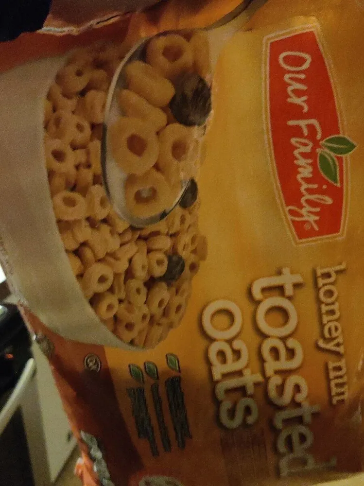 Honey nut toasted oats sweetened whole grain