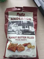 H k anderson peanut butter filled pretzel nuggets