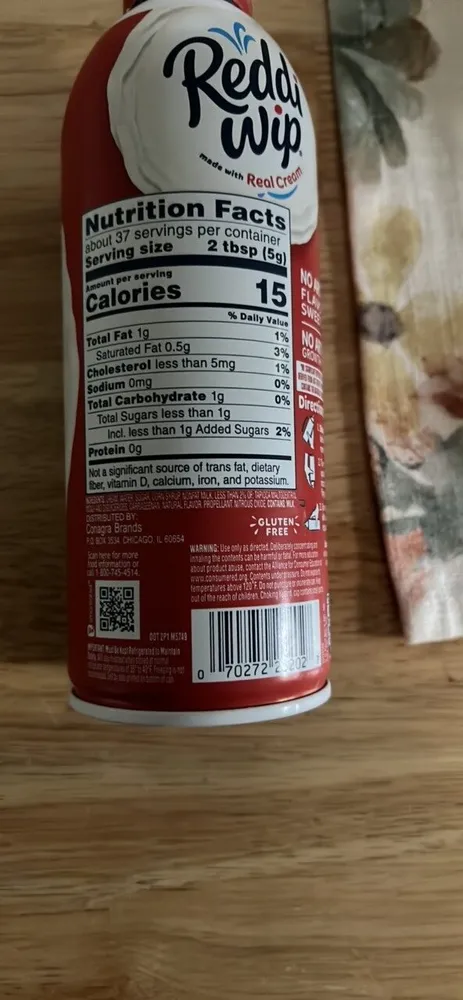 DAIRY WHIPPED TOPPING