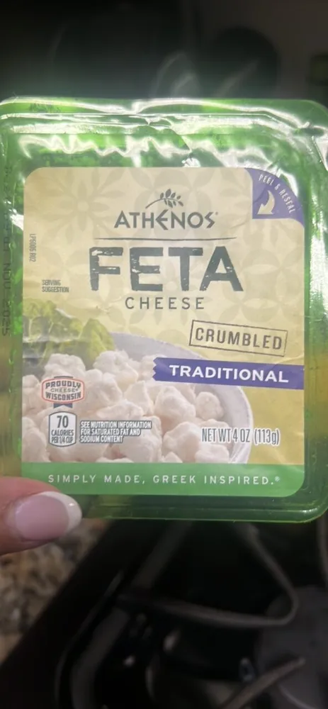 FETA CHEESE CRUMBLED