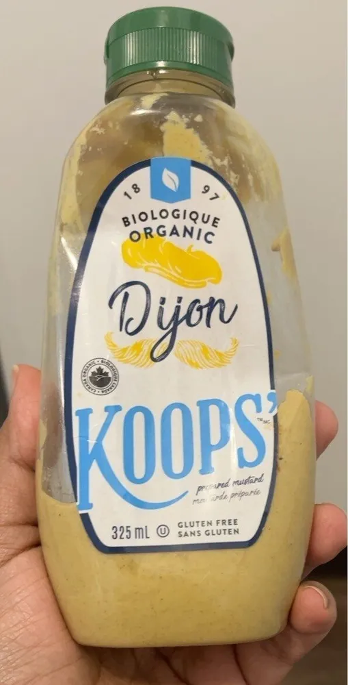 Organic Dijon Prepared Mustard / Biologique Dijon Moutarde Préparée