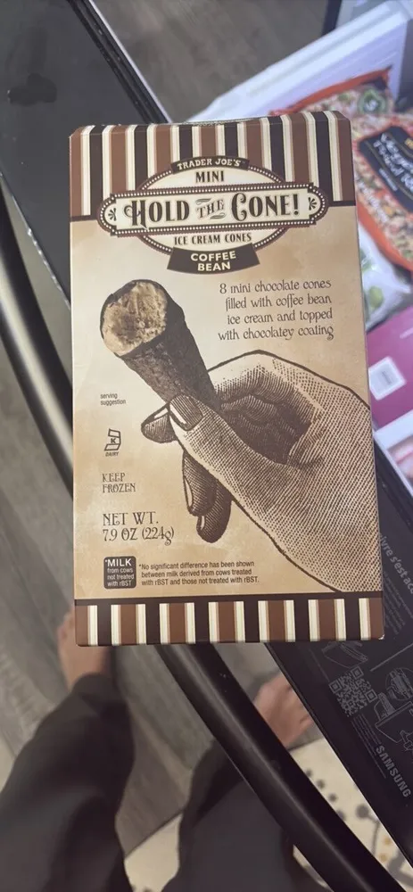 Mini Hold The Cone! Coffee Bean Ice Cream Cones
