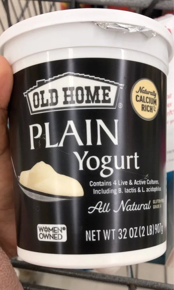 Plain yogurt