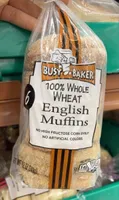 100 % whole wheat english muffin