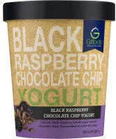 Low Fat Yogurt, Black Raspberry, Chocolate Chip