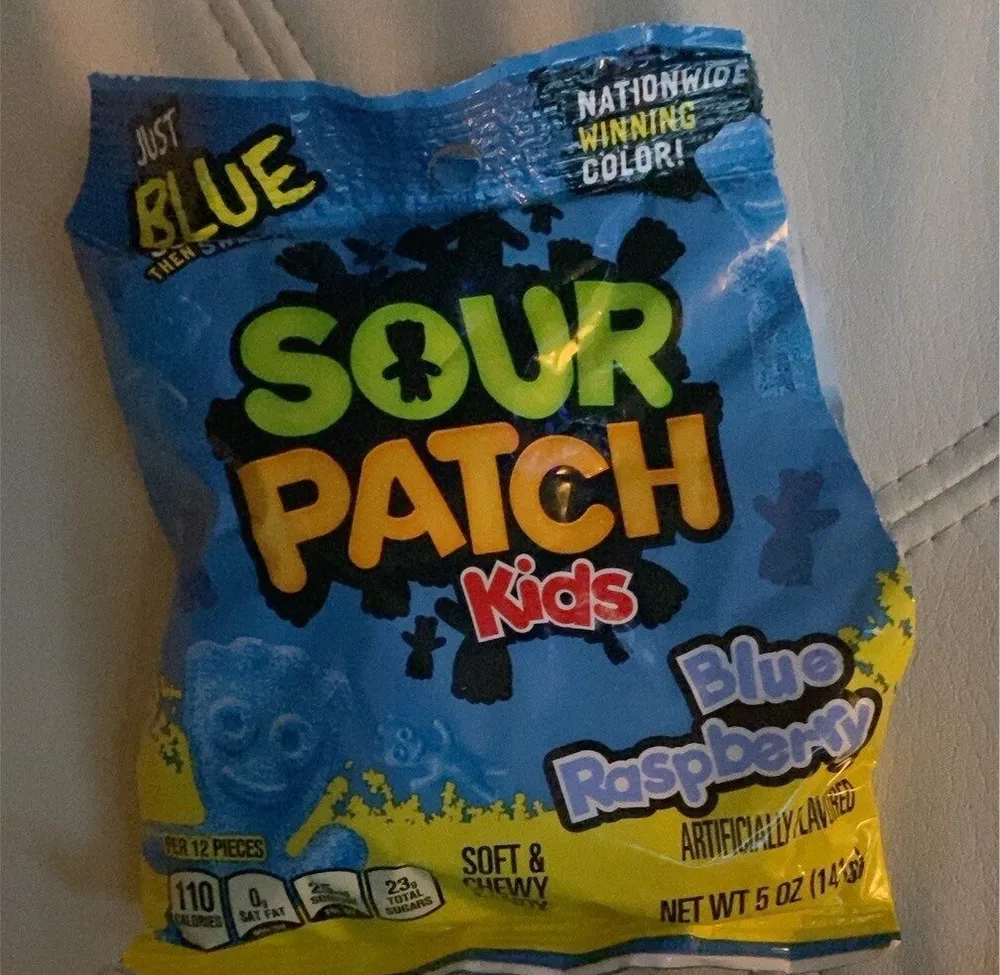 Blue raspberry soft & chewy candy